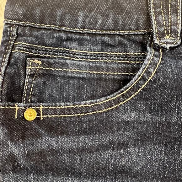 Democracy "Ab"solution Ankle Skimmer Indigo Denim Skinny Jeans Size 16 - Picture 9 of 13